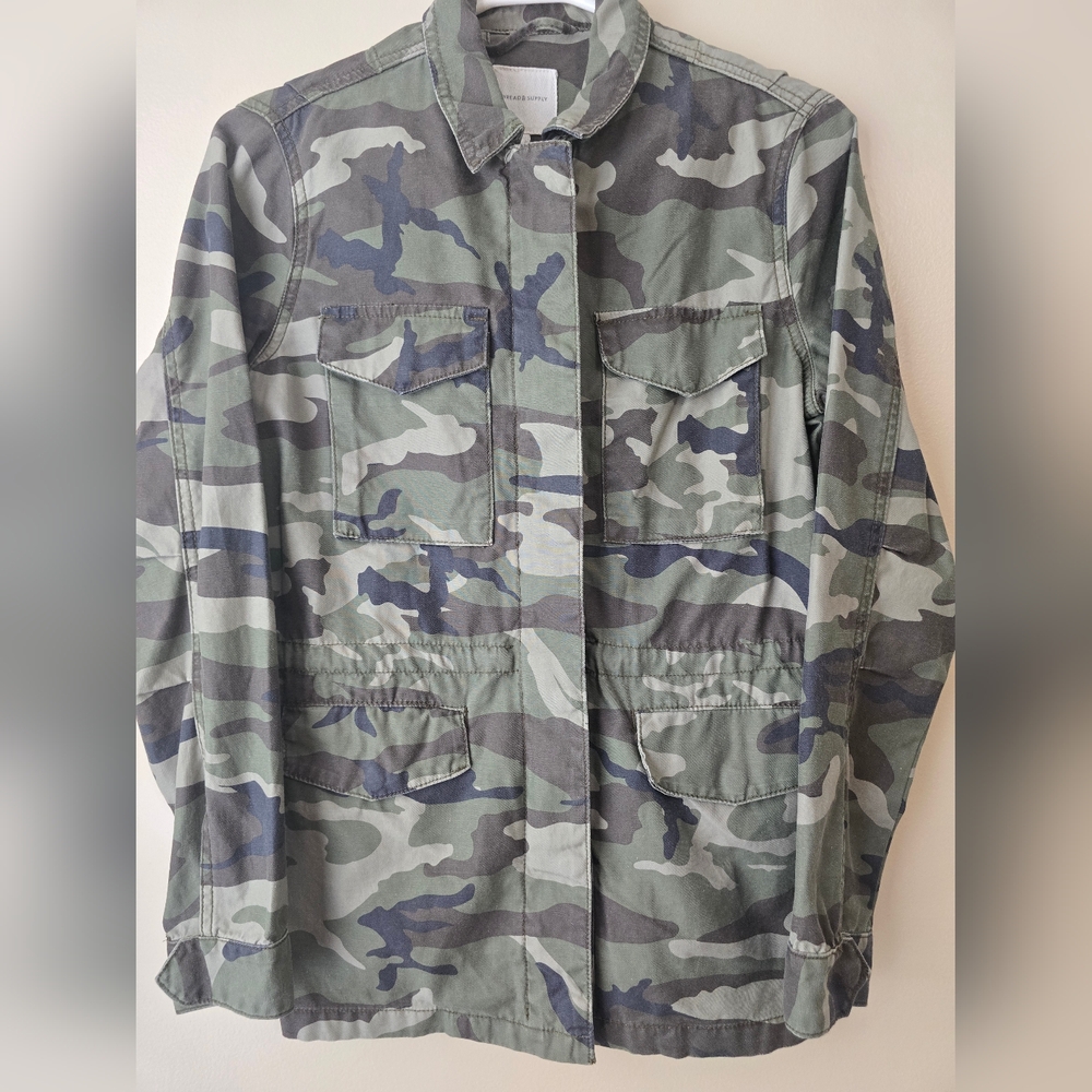 Thread & Supply Camouflage Utility Jacket